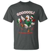 Funny Merlin the Duck Mexico Soccer Supporter T Shirt El Pato Del Partido Goooool Football Fans