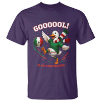 Funny Merlin the Duck Mexico Soccer Supporter T Shirt El Pato Del Partido Goooool Football Fans