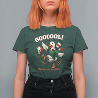 Funny Merlin the Duck Mexico Soccer Supporter T Shirt For Women El Pato Del Partido Goooool Football Fans