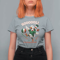 Funny Merlin the Duck Mexico Soccer Supporter T Shirt For Women El Pato Del Partido Goooool Football Fans