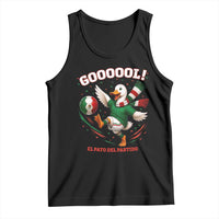 Funny Merlin the Duck Mexico Soccer Supporter Tank Top El Pato Del Partido Goooool Football Fans