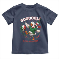 Funny Merlin the Duck Mexico Soccer Supporter Toddler T Shirt El Pato Del Partido Goooool Football Fans