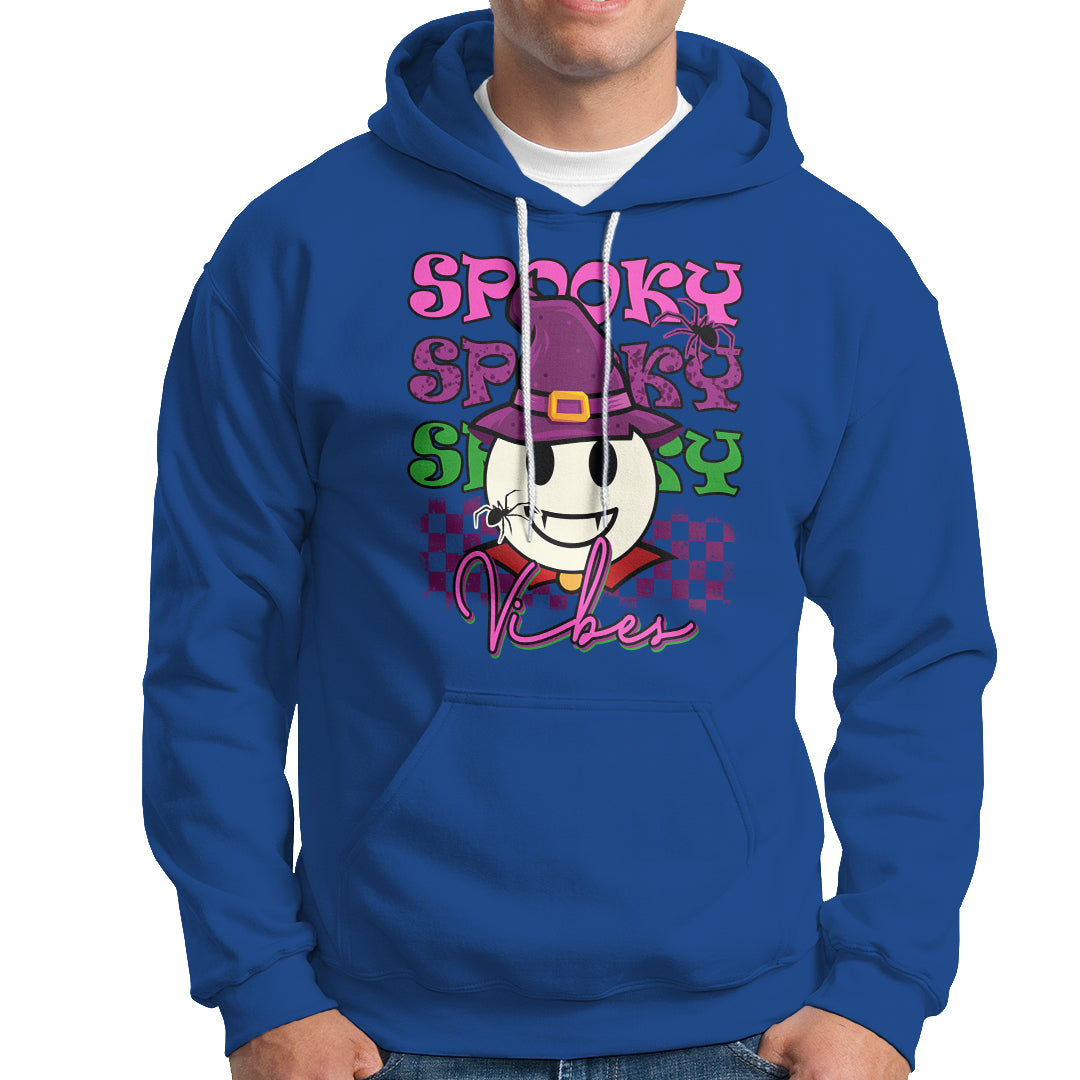 Halloween Hoodie Spooky Vibe Retro Spooky Boo Gothic Halloween Costume T-Shirt for Halloween lovers, Spooky Season Shirt, Ghosts - Wonder Print Shop