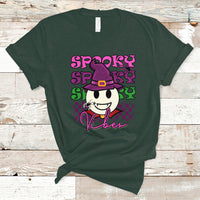 Halloween T Shirt Spooky Vibe Retro Spooky Boo Gothic Halloween Costume T-Shirt for Halloween lovers, Spooky Season Shirt, Ghosts - Wonder Print Shop