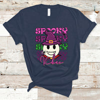 Halloween T Shirt Spooky Vibe Retro Spooky Boo Gothic Halloween Costume T-Shirt for Halloween lovers, Spooky Season Shirt, Ghosts - Wonder Print Shop