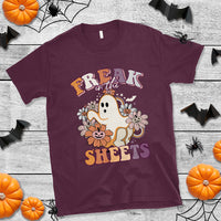 Halloween T Shirt Funny Freak In The Sheet Spooky Boo Sheets Ghost Halloween T-Shirt for Halloween lovers, Spooky Season Shirt, Ghosts - Wonder Print Shop