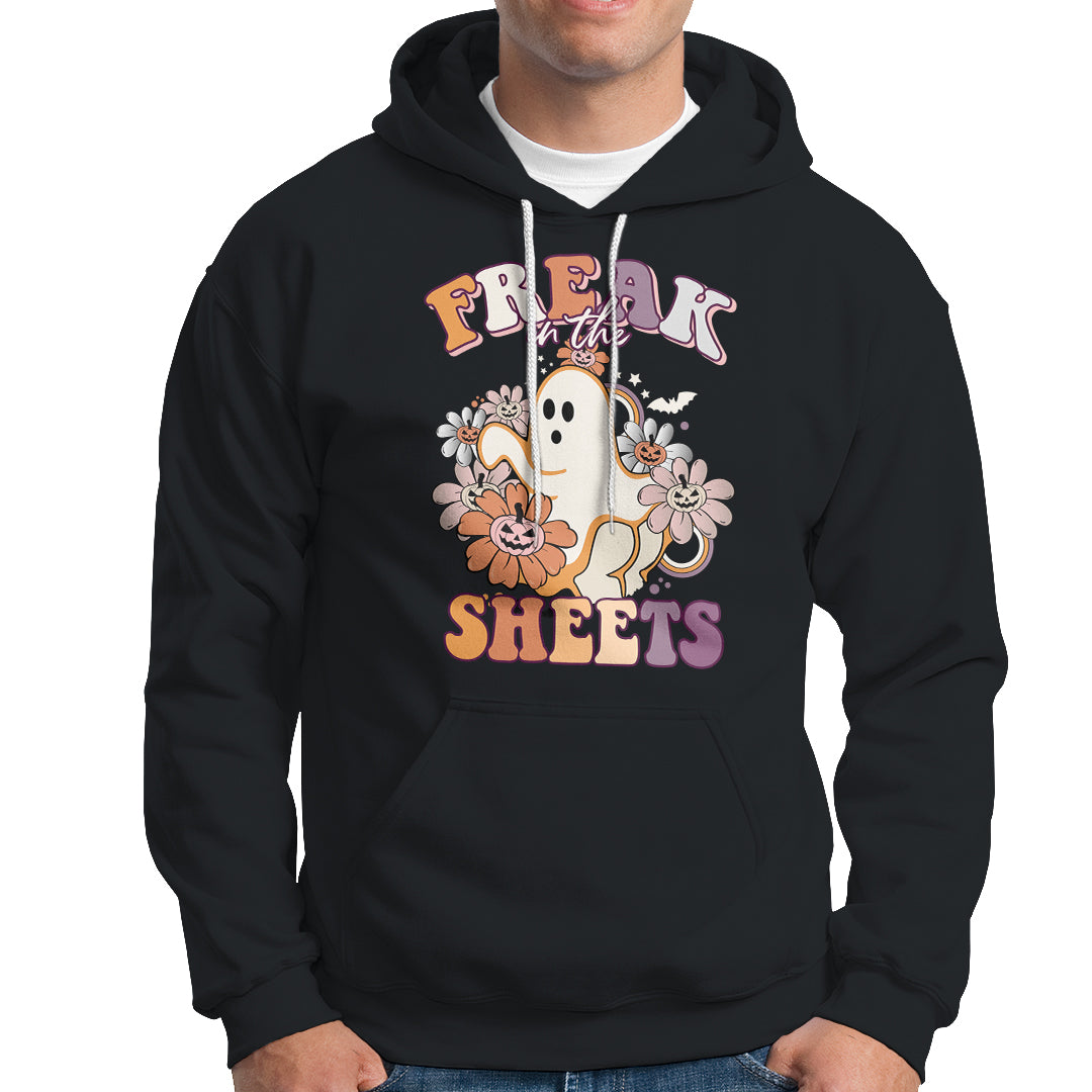 Halloween Hoodie Funny Freak In The Sheet Spooky Boo Sheets Ghost Halloween T-Shirt for Halloween lovers, Spooky Season Shirt, Ghosts - Wonder Print Shop