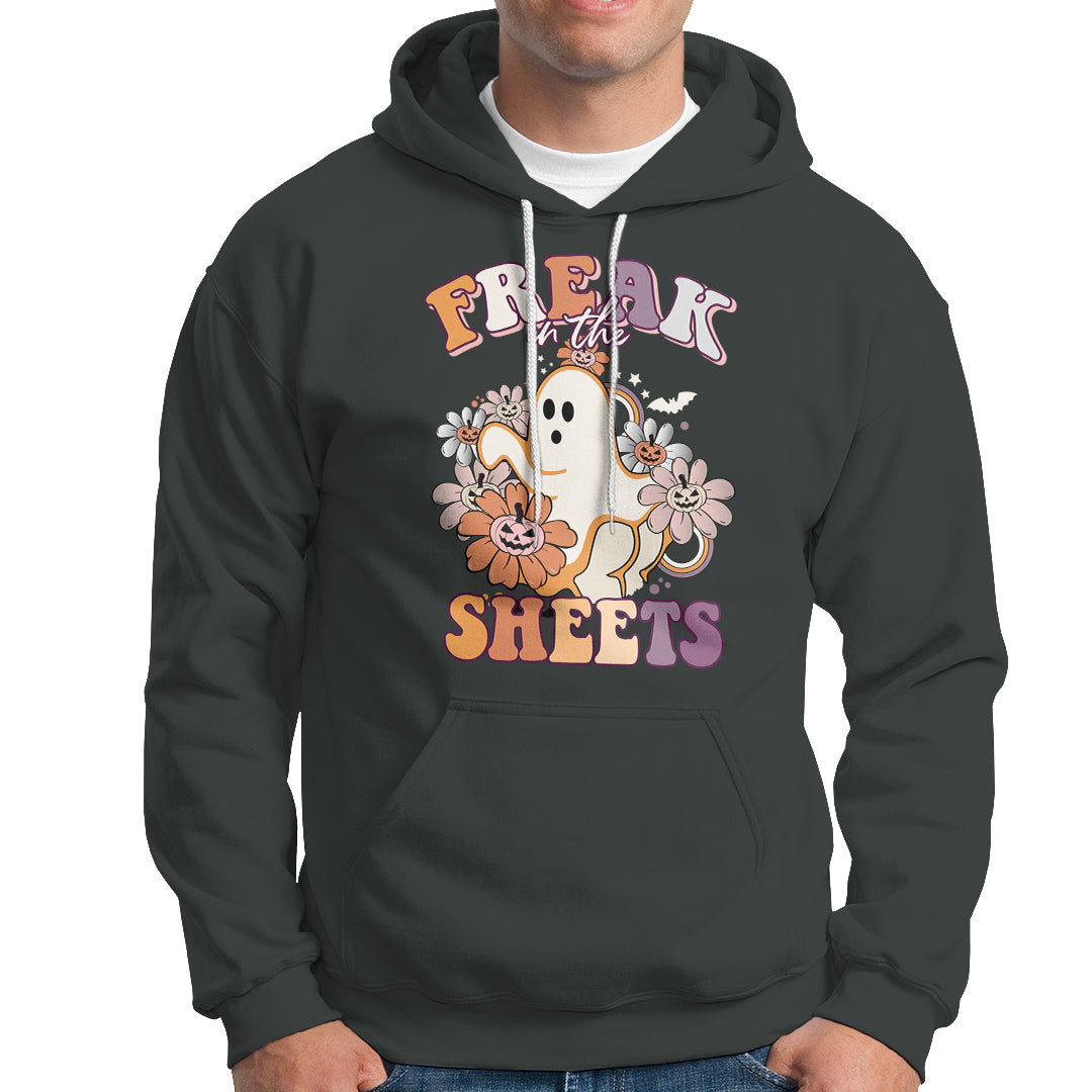 Halloween Hoodie Funny Freak In The Sheet Spooky Boo Sheets Ghost Halloween T-Shirt for Halloween lovers, Spooky Season Shirt, Ghosts - Wonder Print Shop