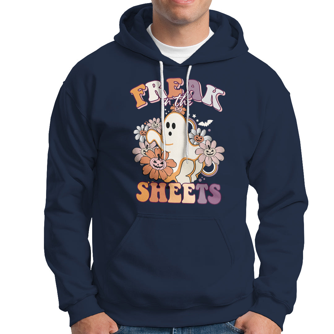 Halloween Hoodie Funny Freak In The Sheet Spooky Boo Sheets Ghost Halloween T-Shirt for Halloween lovers, Spooky Season Shirt, Ghosts - Wonder Print Shop