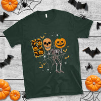 Halloween T Shirt Spooky Boo Dancing Skeleton Skull Scary Pumpkin Halloween T-Shirt for Halloween lovers, Spooky Season Shirt, Ghosts - Wonder Print Shop