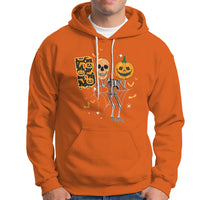 Halloween Hoodie Spooky Boo Dancing Skeleton Skull Scary Pumpkin Halloween T-Shirt for Halloween lovers, Spooky Season Shirt, Ghosts - Wonder Print Shop