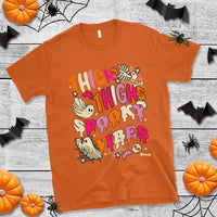 Halloween T Shirt Thick Thighs Spooky Vibe Retro Groovy Witchy Halloween Costume T-Shirt for Halloween lovers, Spooky Season - Wonder Print Shop