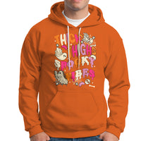 Halloween Hoodie Thick Thighs Spooky Vibe Retro Groovy Witchy Halloween Costume T-Shirt for Halloween lovers, Spooky Season - Wonder Print Shop