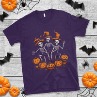 Halloween T Shirt Dancing Skeletons Dance Challenge Scary Pumpkin Spooky Halloween T-Shirt for Halloween lovers, Spooky Season - Wonder Print Shop