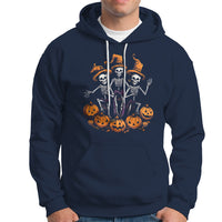 Halloween Hoodie Dancing Skeletons Dance Challenge Scary Pumpkin Spooky Halloween T-Shirt for Halloween lovers, Spooky Season - Wonder Print Shop
