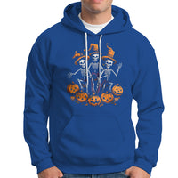 Halloween Hoodie Dancing Skeletons Dance Challenge Scary Pumpkin Spooky Halloween T-Shirt for Halloween lovers, Spooky Season - Wonder Print Shop