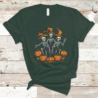 Halloween T Shirt Dancing Skeletons Dance Challenge Scary Pumpkin Spooky Halloween T-Shirt for Halloween lovers, Spooky Season - Wonder Print Shop