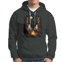 Halloween Hoodie Cute Boo Spooky Ghost Camping In The Forest Gothic Halloween T-Shirt for Halloween lovers, Spooky Season Shirt, Ghosts - Wonder Print Shop
