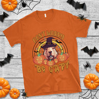 Halloween T Shirt Don't Worry Be Capy Funny Capybara In Halloween Costume T-Shirt for Halloween lovers, Capybara Meme, Spooky Season - Wonder Print Shop