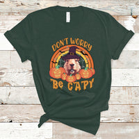 Halloween T Shirt Don't Worry Be Capy Funny Capybara In Halloween Costume T-Shirt for Halloween lovers, Capybara Meme, Spooky Season - Wonder Print Shop