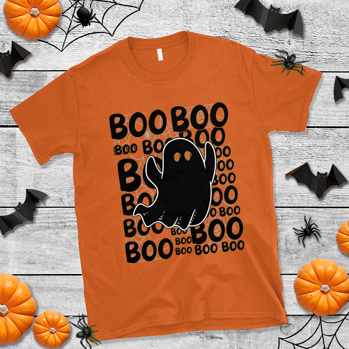 Halloween T Shirt Spooky Boo Boo Ghost Scary Night Halloween Costume Men Women Kid T-Shirt for Halloween lovers, Spooky Season Shirt, Ghosts - Wonder Print Shop