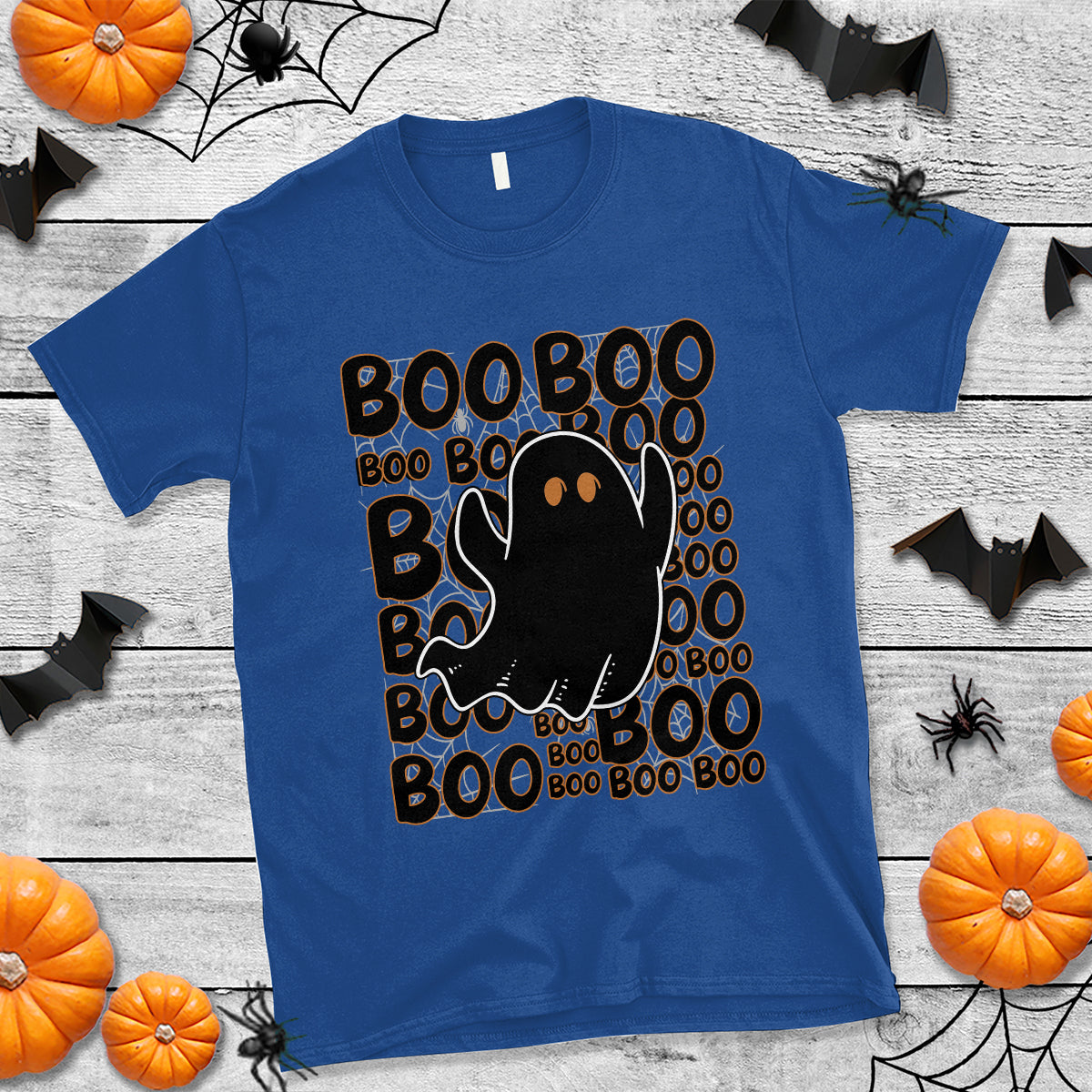 Halloween T Shirt Spooky Boo Boo Ghost Scary Night Halloween Costume Men Women Kid T-Shirt for Halloween lovers, Spooky Season Shirt, Ghosts - Wonder Print Shop