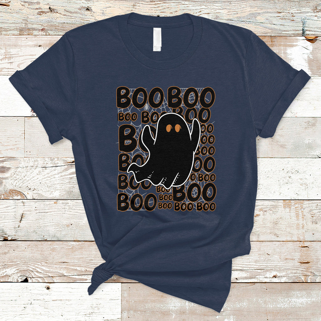 Halloween T Shirt Spooky Boo Boo Ghost Scary Night Halloween Costume Men Women Kid T-Shirt for Halloween lovers, Spooky Season Shirt, Ghosts - Wonder Print Shop