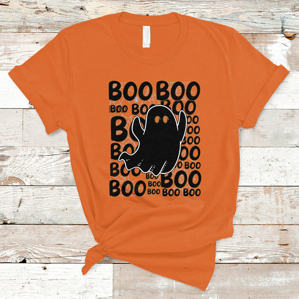 Halloween T Shirt Spooky Boo Boo Ghost Scary Night Halloween Costume Men Women Kid T-Shirt for Halloween lovers, Spooky Season Shirt, Ghosts - Wonder Print Shop