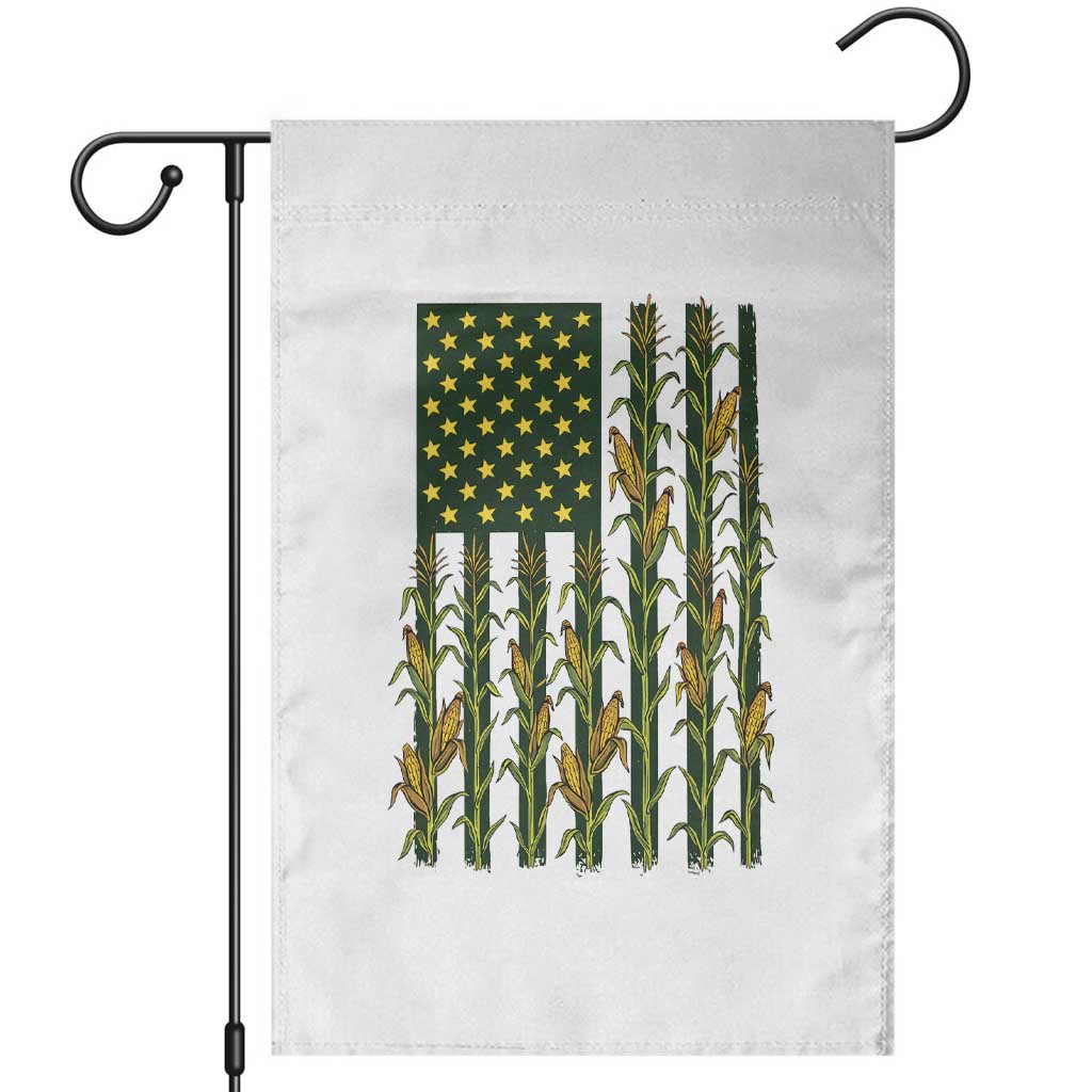 American Flag Corn Farmer Country Agriculture Garden Flag Vintage Patriotic Harvest