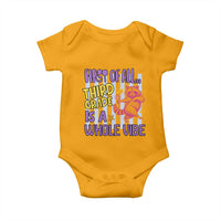 Cute Raccoon 3rd Grade Student Teacher Preppy Style Baby Onesie First of All Third Grade Is A Whole Vibe Back To School