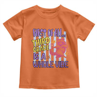 Cute Raccoon 3rd Grade Student Teacher Preppy Style Toddler T Shirt First of All Third Grade Is A Whole Vibe Back To School