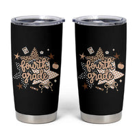 Fourth Grade Leopard Checkered Star Coquette Tumbler Cup Cute 4th Grade Girl Back to School Gift