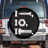 Funny Handyman Mechanic Adult Humor Spare Tire Cover I Screw I Nut I Bolt Rebus Hardware Innuendo Offensive Joke