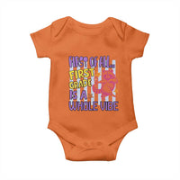 Cute Raccoon 1st Grade Student Teacher Preppy Style Baby Onesie First of All First Grade Is A Whole Vibe Back To School