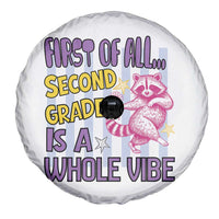 Cute Raccoon 2nd Grade Student Teacher Preppy Style Spare Tire Cover First of All Second Grade Is A Whole Vibe Back To School