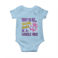 Cute Raccoon 2nd Grade Student Teacher Preppy Style Baby Onesie First of All Second Grade Is A Whole Vibe Back To School