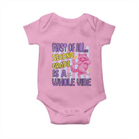 Cute Raccoon 2nd Grade Student Teacher Preppy Style Baby Onesie First of All Second Grade Is A Whole Vibe Back To School