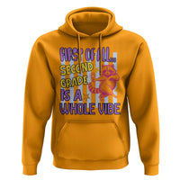 Cute Raccoon 2nd Grade Student Teacher Preppy Style Hoodie First of All Second Grade Is A Whole Vibe Back To School