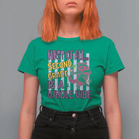 Cute Raccoon 2nd Grade Student Teacher Preppy Style T Shirt For Women First of All Second Grade Is A Whole Vibe Back To School