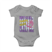 Cute Raccoon 4th Grade Student Teacher Preppy Style Baby Onesie First of All Fourth Grade Is A Whole Vibe Back To School