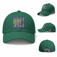 Cute Raccoon 4th Grade Student Teacher Preppy Style Baseball Cap First of All Fourth Grade Is A Whole Vibe Back To School