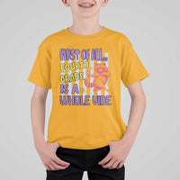 Cute Raccoon 4th Grade Student Teacher Preppy Style T Shirt For Kid First of All Fourth Grade Is A Whole Vibe Back To School
