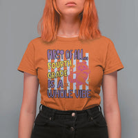 Cute Raccoon 4th Grade Student Teacher Preppy Style T Shirt For Women First of All Fourth Grade Is A Whole Vibe Back To School