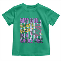 Cute Raccoon 4th Grade Student Teacher Preppy Style Toddler T Shirt First of All Fourth Grade Is A Whole Vibe Back To School