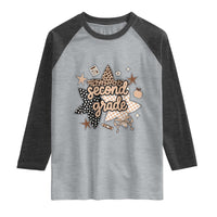 Second Grade Leopard Checkered Star Coquette Raglan Shirt Cute 2nd Grade Girl Back to School Gift