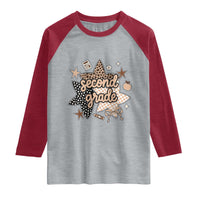 Second Grade Leopard Checkered Star Coquette Raglan Shirt Cute 2nd Grade Girl Back to School Gift