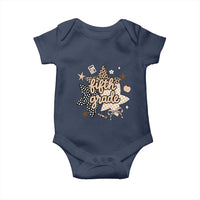 Fifth Grade Leopard Checkered Star Coquette Baby Onesie Cute 5th Grade Girl Back to School Gift