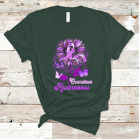 Overdose Awareness T Shirt Sunflower Purple Overdose Prevention - Wonder Print Shop