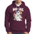 Ghost Halloween Costume Hoodie Spooky Season Hippie Boujee Boo-Jee - Wonder Print Shop