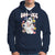 Ghost Halloween Costume Hoodie Spooky Season Hippie Boujee Boo-Jee - Wonder Print Shop